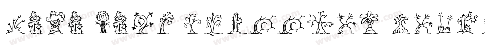Mini Pics Uprooted Leaf字体转换